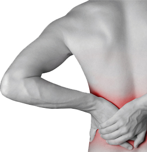 back pain sufferer